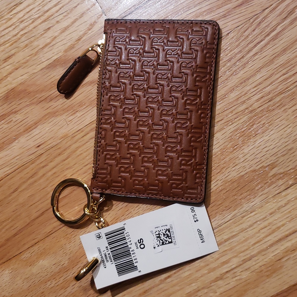 Ralph lauren coin and credit card holder.